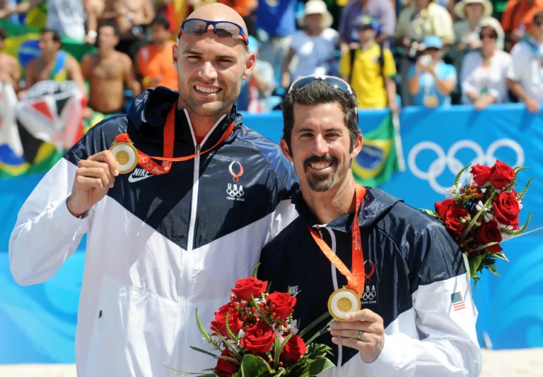 Todd Rogers and Phil Dalhausser at the 2008 Beijing Games