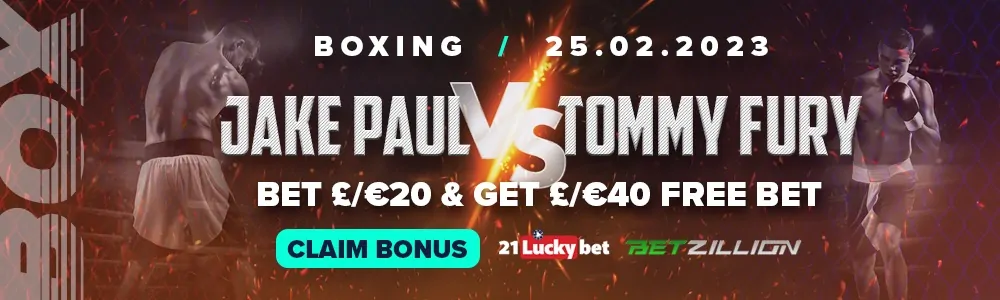Paiul vs Fury, Boxing Betting Bonus