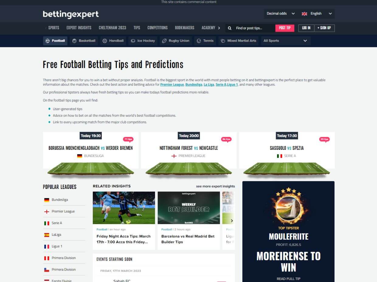 Bettingexpert Football Predictions Review