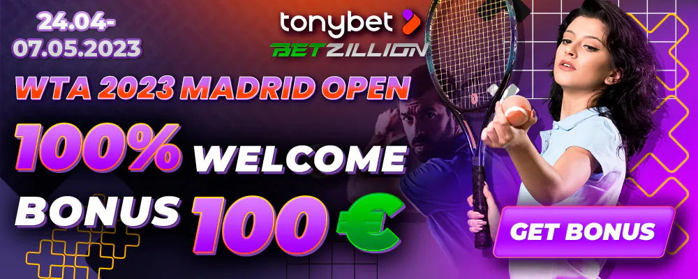 WTA Madrid Open 2023 Betting Bonus