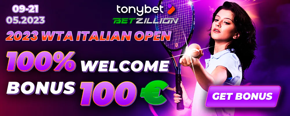 WTA 2023 Italian Open Betting Bonus