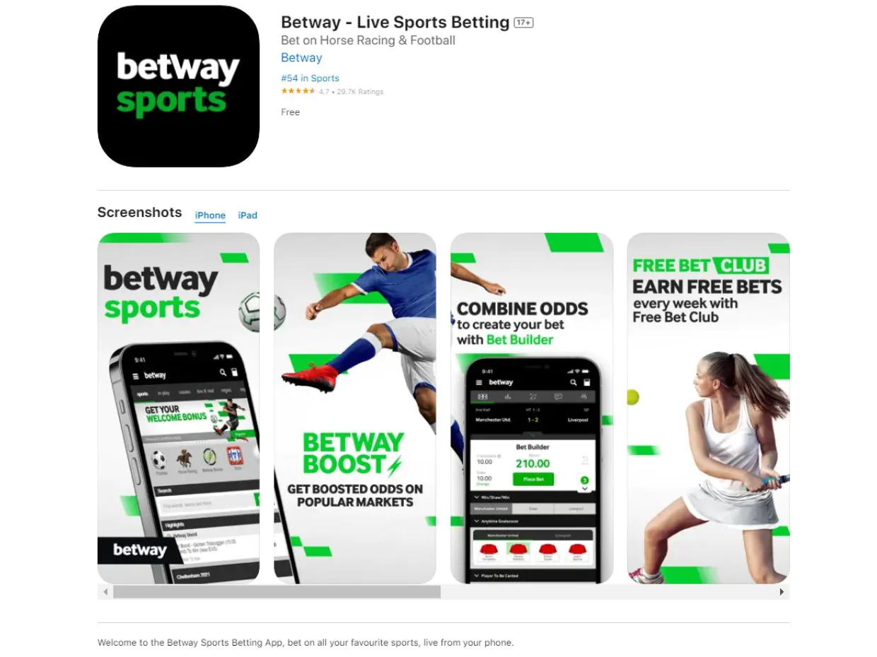 Betway App Store
