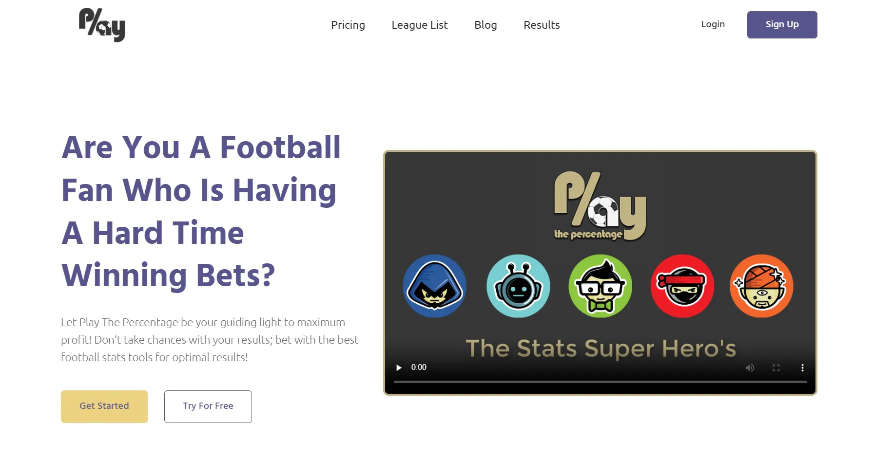 PlayThePercentage is a Sports Betting Algorithm That Uses a Statistical Approach to Make Informed Soccer Predictions and Identify Value Bets