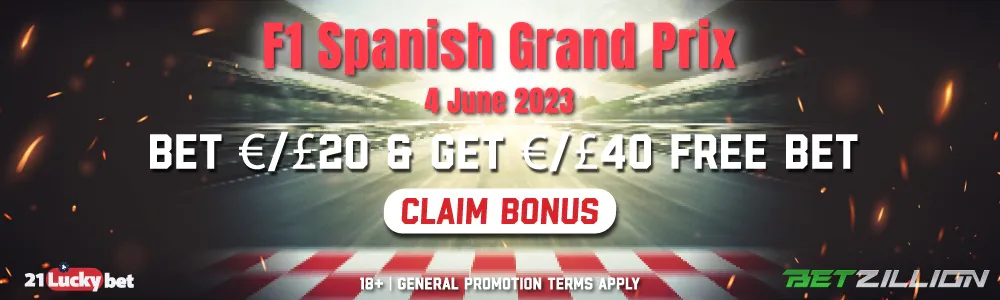 F1 Spain GP 2023 Betting Bonus