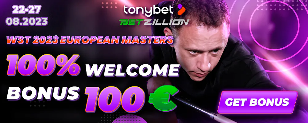 Snooker European Masters 2023 Betting Bonus