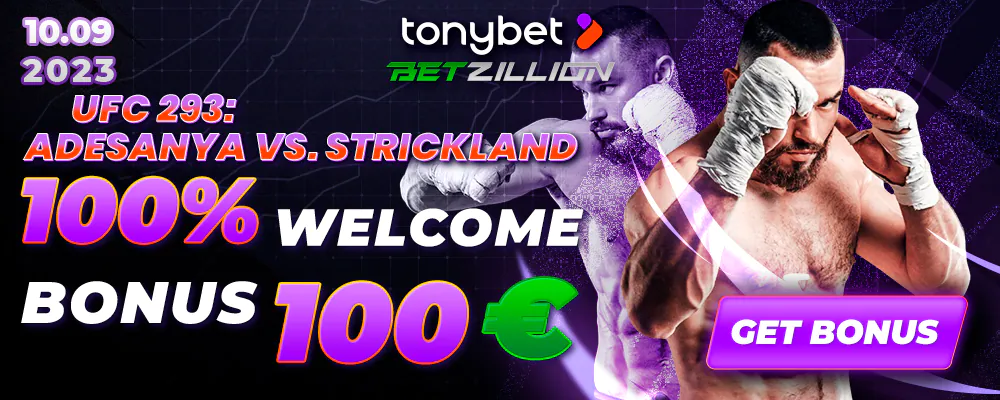 UFC 293: Adesanya vs Strickland Betting Bonus