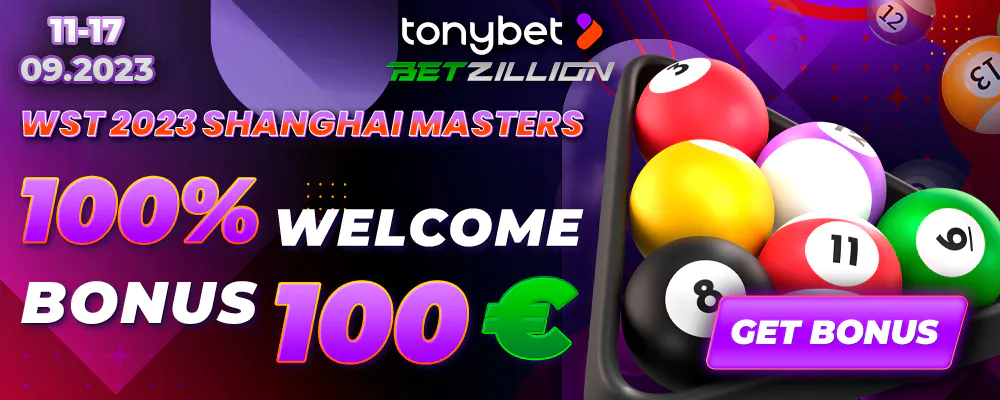 Shanghai Snooker Masters 2023 Betting Bonus