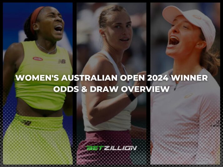 Betting Odds for the 2024 Women's Australian Open Tennis Championship