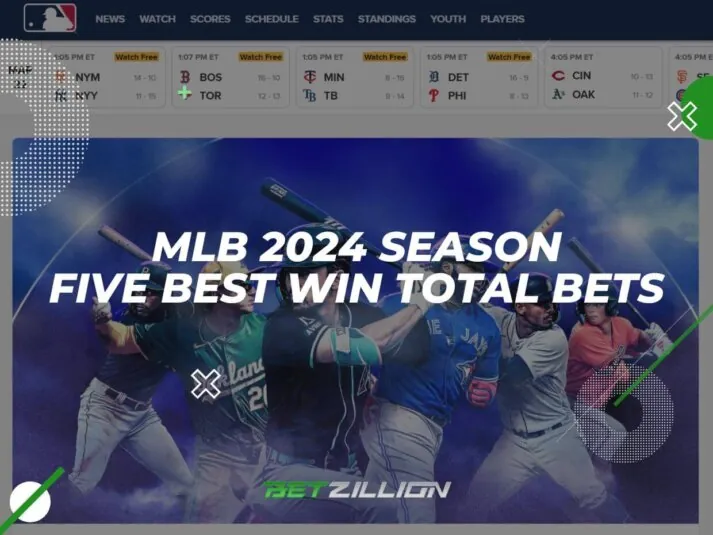 Five Best Win Total Bets for the 2024 MLB Season