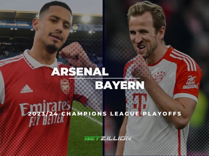 2023/24 UCL Playoffs, Arsenal vs Bayern Predictions & Tips